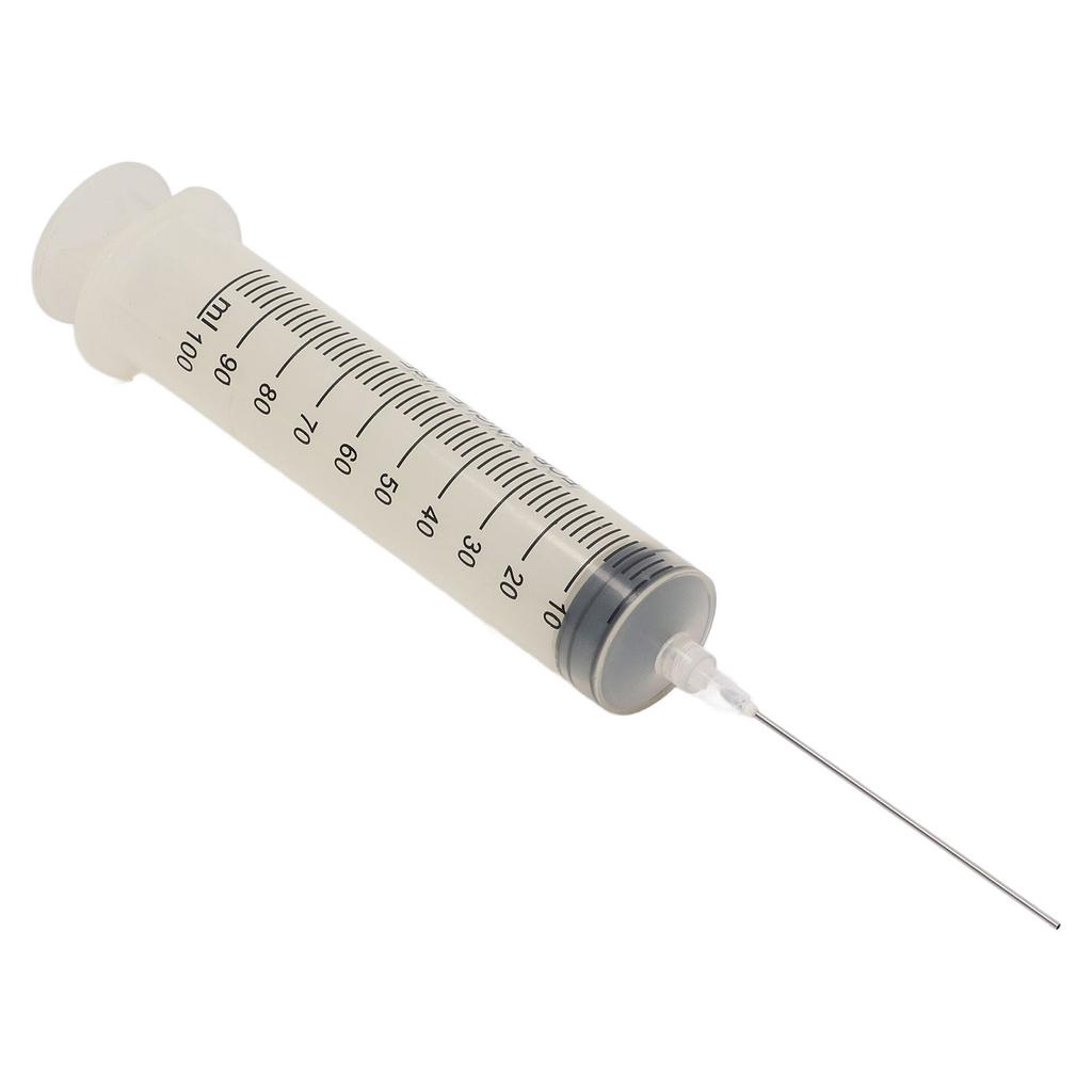 Ink Refill Syringe Set 100ml Large Capacity Ink Cartridge Filling Syringe and 10cm Stainless Steel Needle for Printers
