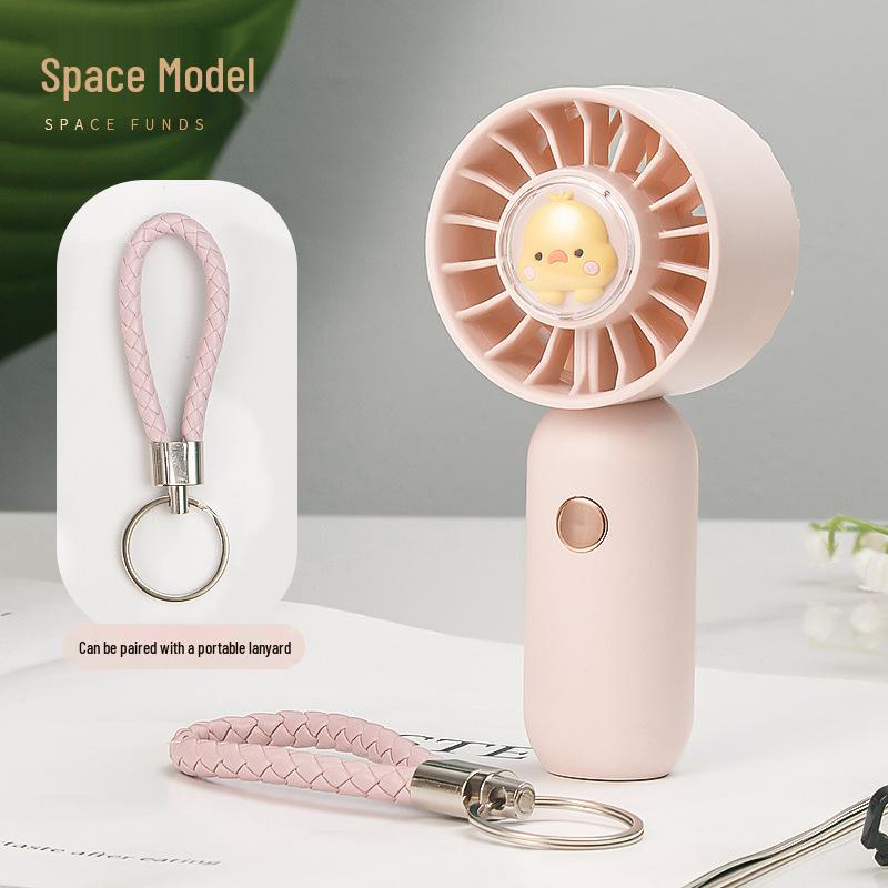 USB Rechargeable Mini Desktop Handheld Fan