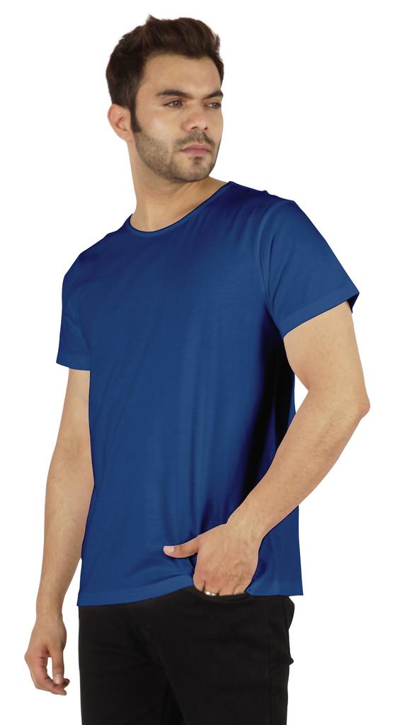 Inkmeso Cotton Short Sleeve Solid T-shirt For Men’s Relaxed Fit Casual Summer Basic T-shirts