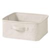 MUJI Soft Box, Small, 35cm (W) X 35cm (D) X 16cm (H), Polyester Linen, Rectangular, Item Number