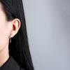 S925 Silver Diamond Stud Earrings For Women Sweet Cute Little Lightning Bolt Personality Creative Fashion Jewelry