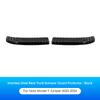 Heenvn For Tesla Model Y Juniper 2025 2026 Car Rear Trunk Threshold Protector Stainless Steel Rear Cargo Bumper Sill Cover Guard