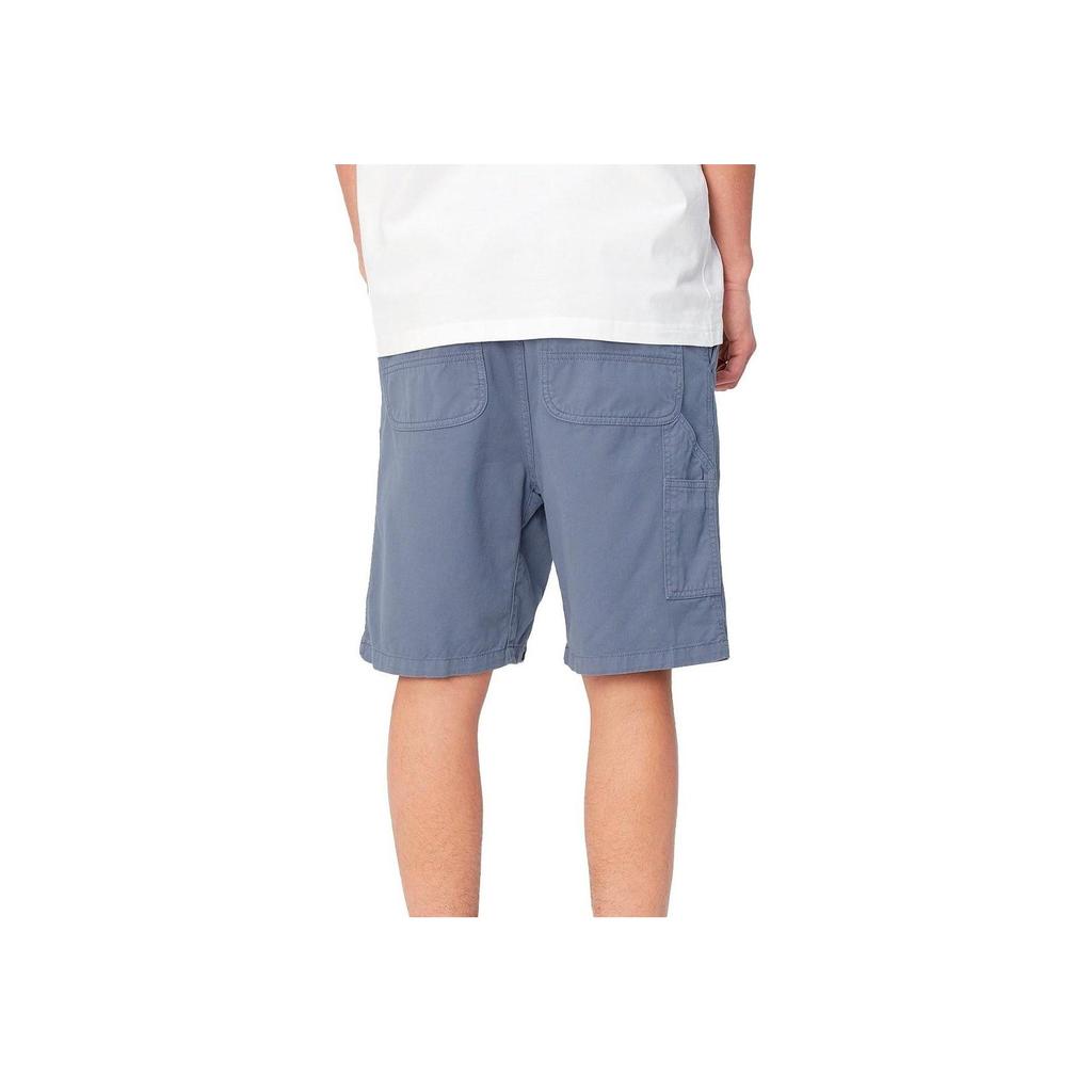 Carhartt WIP Solid Color Elastic Straight Leg Casual Shorts Men shorts Blue I030480-1YD-GD
