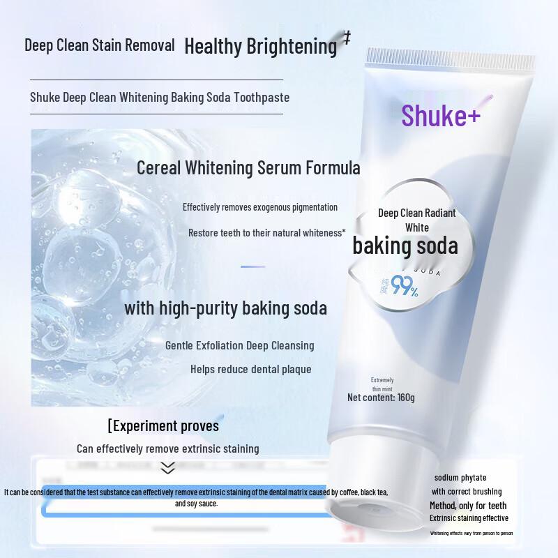 Sakol Baking Soda Whitening Toothpaste with Fluoride, Lime Mint Chamomile (3-Pack)
