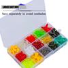 330-Piece Soft Lure Set with Iseama Hooks in 15-Grid Box
