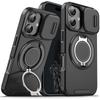 Shockproof Heavy Hard Case with Stand for iPhone 16 Pro Max 15 Pro Max 14 Pro Max
