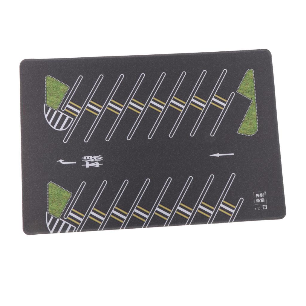 1:64 Parking Lot Mat Diorama Mouse Pad Car Scene Mat Mini Diecast Garage Model Building for Diecast Car Model Vehicle Scene Toy