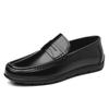 Fashion Men Handmade Leather Loafers Fashion Casual Driving Flats Slip-on Shoes Comfy Moccasins Leisure Walk Business Footwear Sneakers