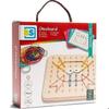 Geoboard - BS Toys - Wooden Board - Colored Rubber Bands - From 4 Years