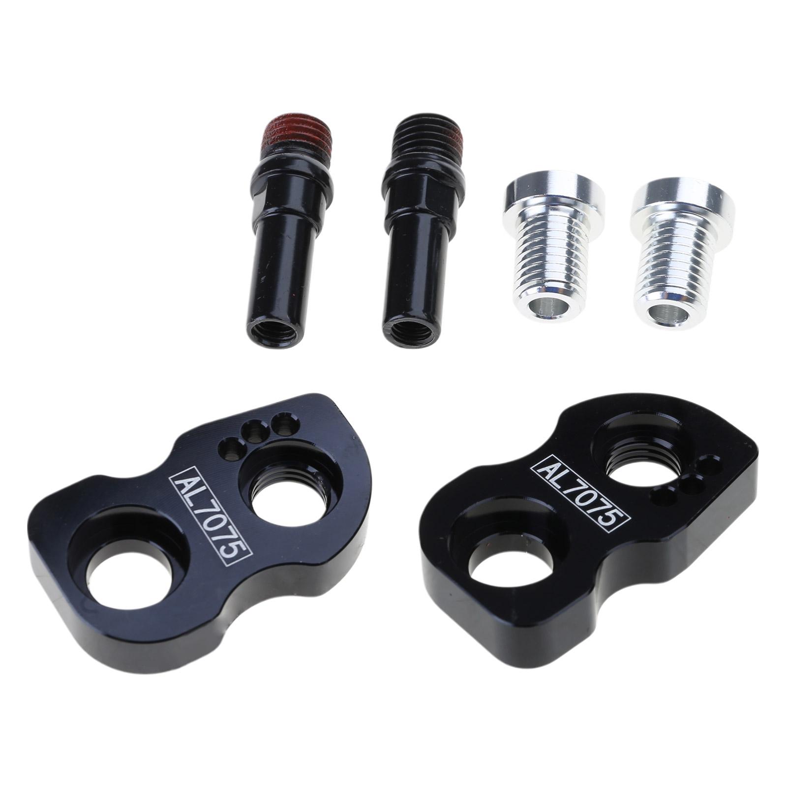 

Алюминиевый удлинитель V-образных тормозов, комплект, регулятор положения тормозных колодок для велосипеда, простая установка для модернизации велосипеда с малых до больших колес чёрный