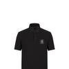 Armani Exchange SS23 Solid Logo Print Button Short Sleeve Polo Shirt Men Tops Black 3RZFAA-ZJ84Z-1200