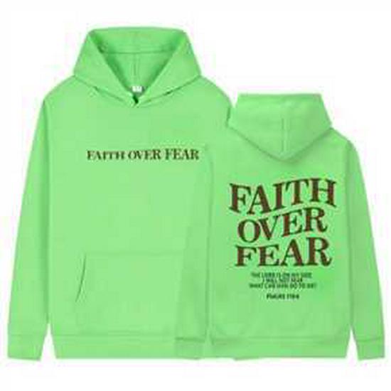 

2023 Faith Over Fear Hooded Long Sleeve Sweatshirt S