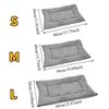 Non-slip Pet Plush Pad Surrounding Style Thickened Pet Mat Dog Sofa Bed Dog Crate Mat  Winter