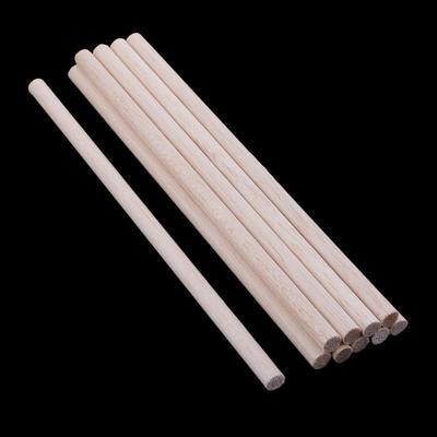 10 Balsa Wood Round Sticks for Crafting And DIY Projects 50/80/120/200mm