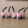Accessories Resin Necklace Bottle Pearl Milk Tea Earrings Charms DIY Making Pendant Jewelry Making