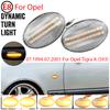 Dynamic Car Light LED Flashing Turn Signal Side Marker Lamp   09.2000-12.2009 For Opel Corsa C (X01)