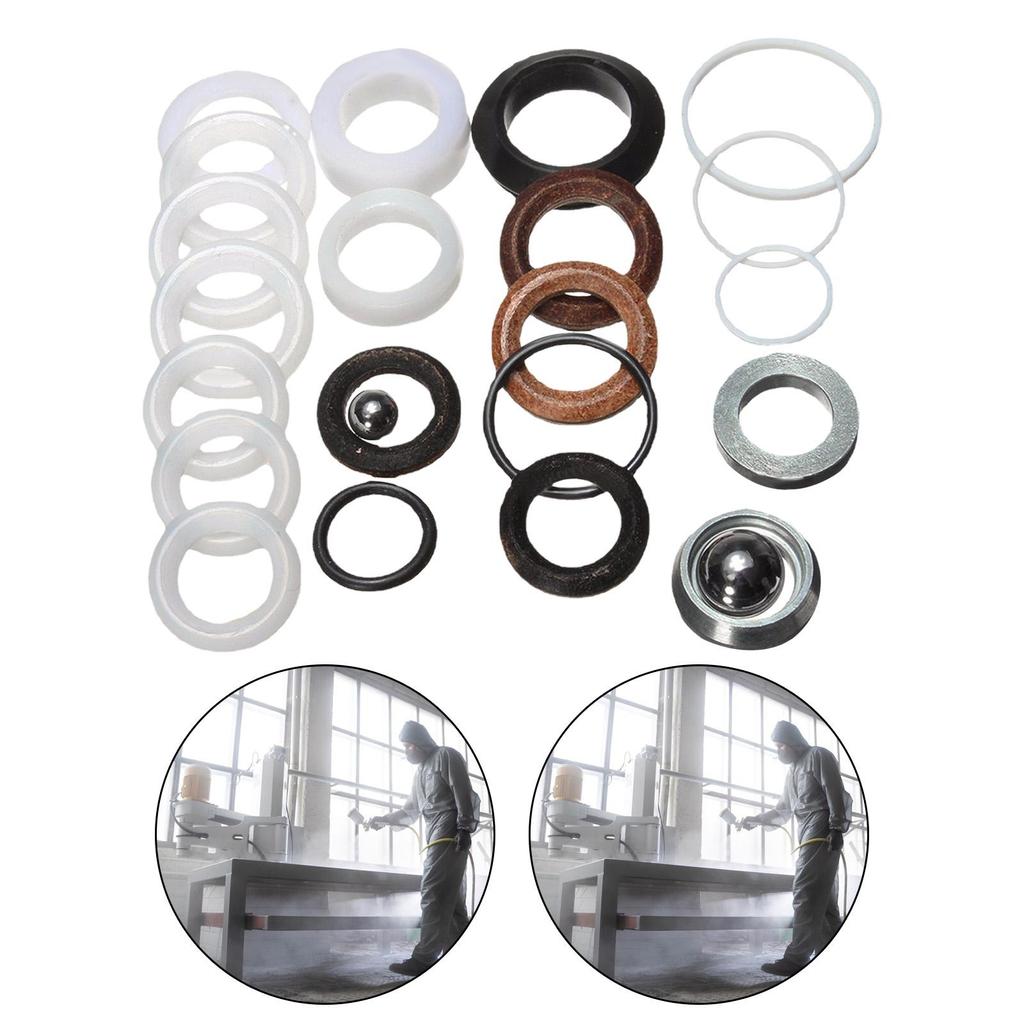 244194 Pump Repair Packings Kit Seal Rings Replacement Balls Service Kit for 390 395 490 495 Airless Paint Spray Machines