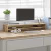 Monitor Stand Artisan Oak 100 X 24 X 13 Cm Engineered Wood
