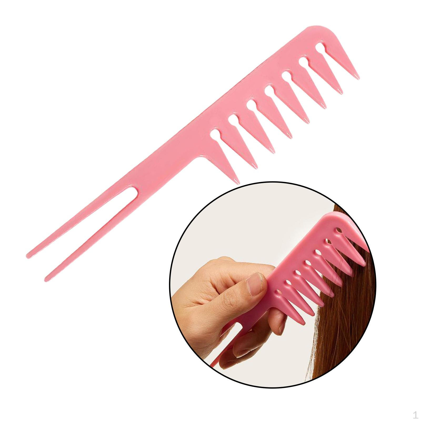 Shaping Wet Pick Wide Styling Comb Fantail Smooth Comfortable