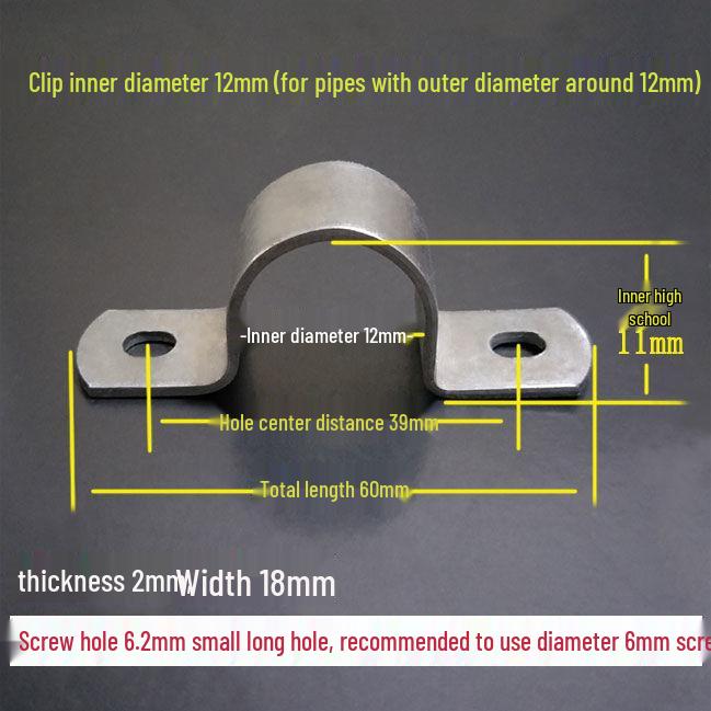 Vysoce odolné U-třmeny z pozinkované oceli pro stěnu/podlahu