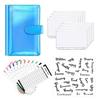 In Stock Cross-border Foreign Trade A6 Colorful Macaron PU Notebook Laser Cash Budget Gift with  Price