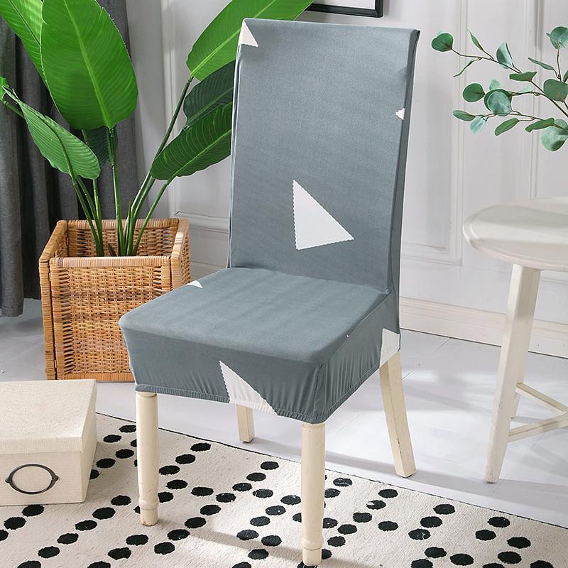 Spandex Dining Chair Cover With Back Elastic Universal Kitchen Living Room Stretch Slipcover Chair Covers Protector Seat Case