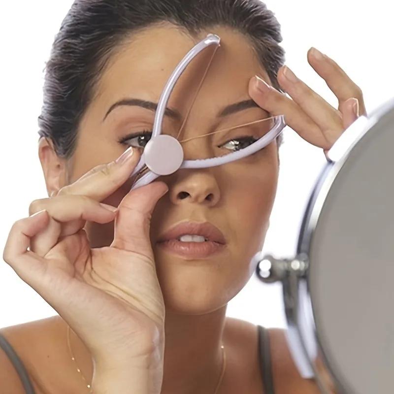 Protable Facial Hair Remover Spring Threading Face Arm Epilator Facial Massager Makeup Beauty Tool for Women and Girls