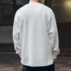 Premium Retro American Henley Collar Long Sleeve Men's Hoodie - Autumn Plus Velvet, Loose Fit High-Grade Pure Cotton POLO Shirt