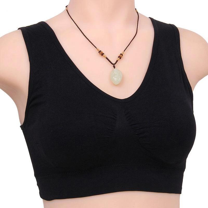 Women S Sports Bra Breathable Comfortable Full Cup Thin Pad Bra For Yoga Running Sleep