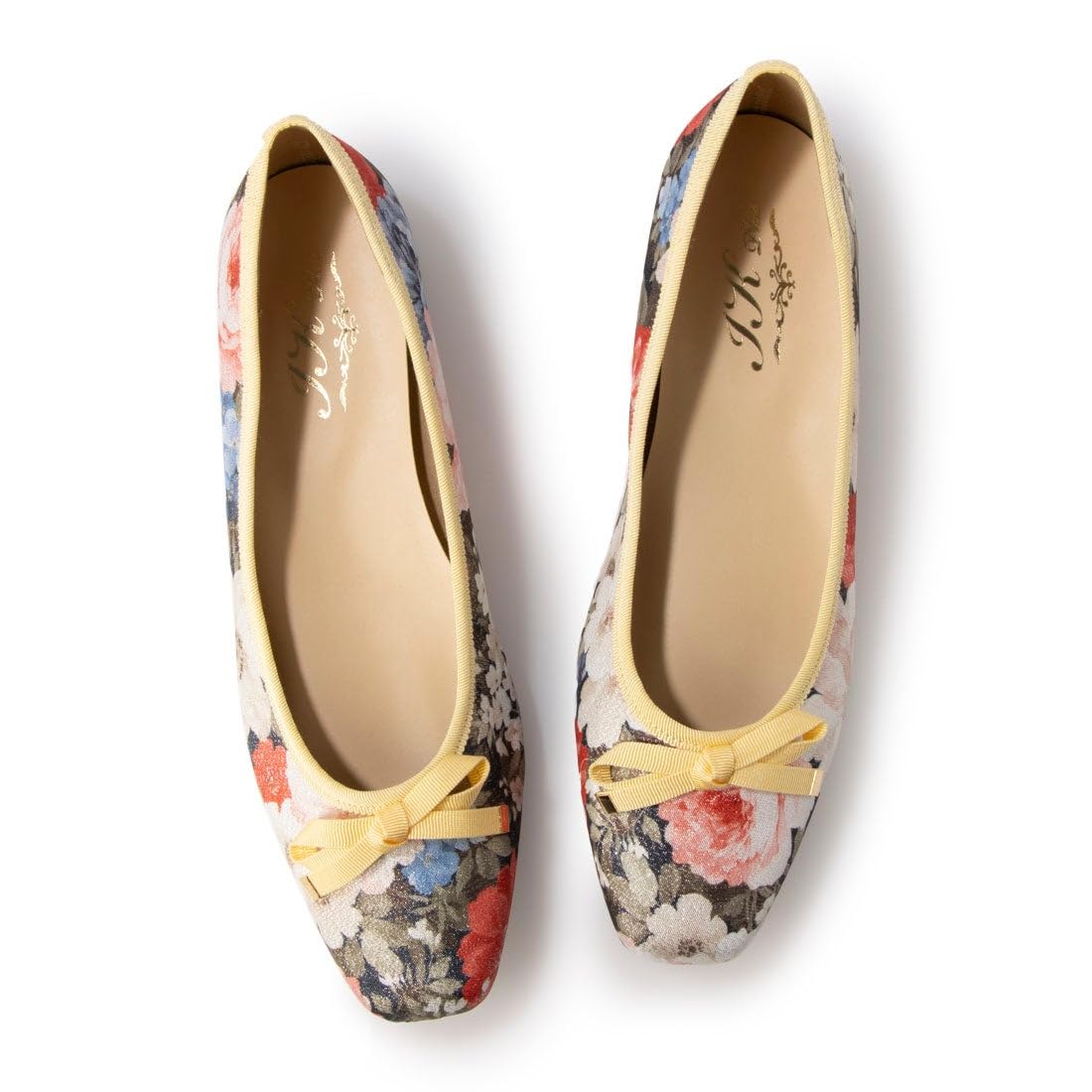 

IK Plus Women s Flat Pumps, Made with a Unique Manufacturing Method, Size 24031214, Multicolor, Size 25.0 cm, 2E