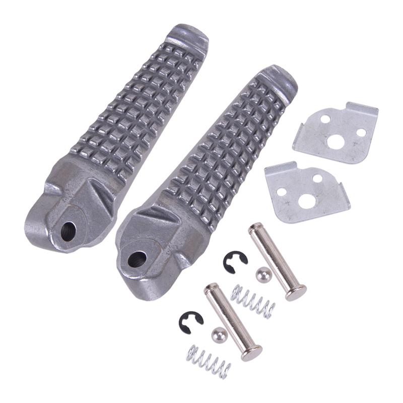 1 Pair Rear Pillion Passenger Footrest Foot Pedal Peg 43610-33E11-000 Fit for Suzuki TL1000 GSXR 750 1000 GSF600 RGV250 DRZ400S