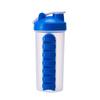 600ml 2-in-1 SmartWater Bottle with Medicine Case Leak Proof Sports Design Outdoor Adventures Fitness Travel Easy Carry Health