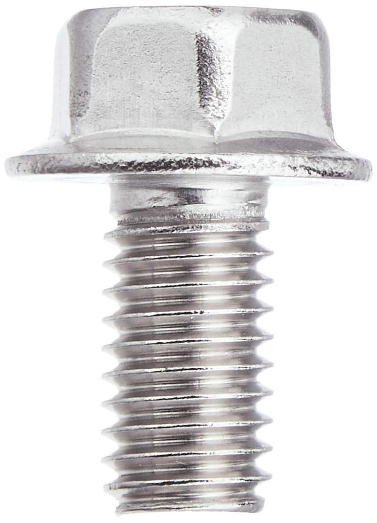 KITACO Flanged Hex Bolt M8 X General Pack of (Stainless Steel), 15/P1.25, Purpose, 2, 0900-082-03001