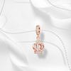New In Fashion Copper The Queen'S Crown Charm Beads Fit 3Mm Original Bracelet Necklace For Women Diy Jewelry Gifts