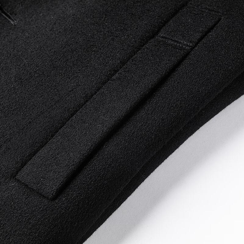 FAPAI Men's Wool Overcoat with Detachable Goose Down Liner