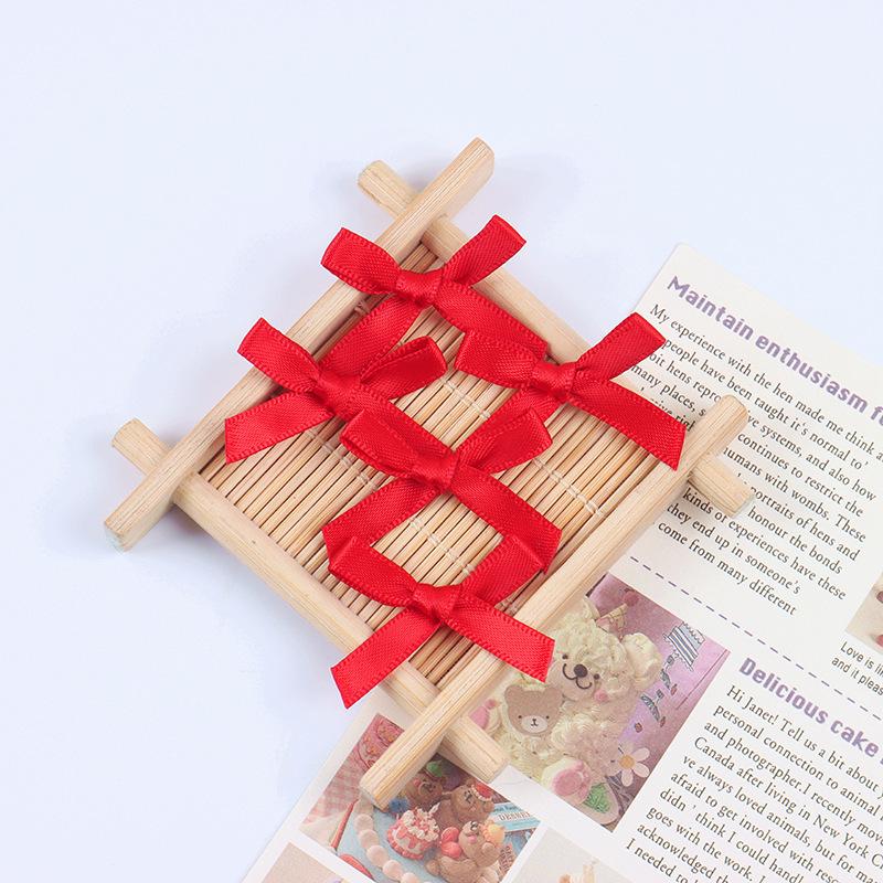 0.6CM Polyester Ribbon Bow - Small Bow Accessories