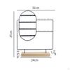 Earring Display Stand Jewelry Storage Rack Tabletop Organizer for Necklaces And Bangles