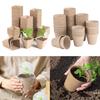 20Pcs Disposable Nursery Seedling Cup Sprouting Germination Cultivation Paper Bowl Transplant Container Pot Biodegradable