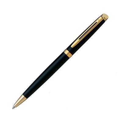 Official Waterman Metropolitan Ballpoint Premium Brand Essential Matte Black GT Pen, Gift, (S0920760)