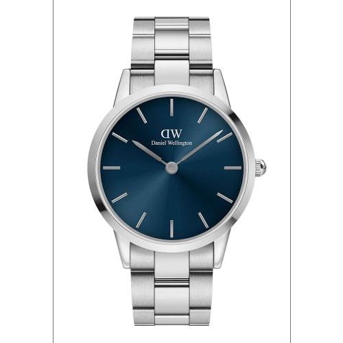 [Official Shop/2-Year Warranty/Official Import] Daniel Wellington DW Women's Iconic Link Unitone Watch, 28mm, Stylish Metal Silver Watch, Perfect Gift