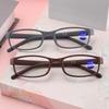 Ultra-Light Anti-Blue Light Square Frame Reading Glasses for Seniors