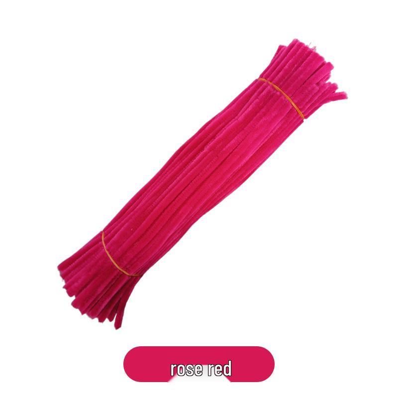 Buntes Chenilledraht DIY-Set: Verschlüsselte, veränderbare Pfeifenreiniger für pädagogische Kinderprojekte