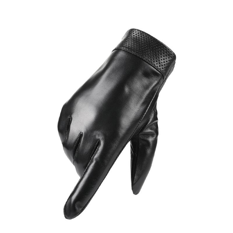 

Зимние теплые перчатки для мужчин и женщин, противоскользящие, бархатные, с сенсорным экраном, водонепроницаемые перчатки для велоспорта, варежки с закрытыми пальцами L чёрный