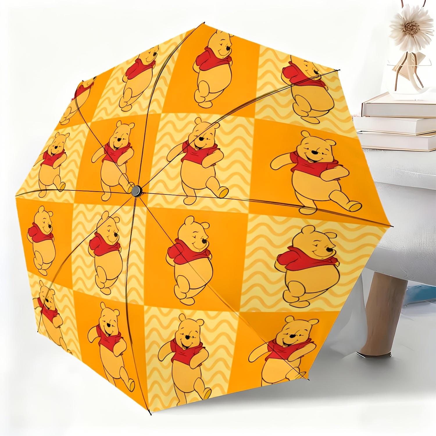 

1pc Disney Cartoon Pattern Automatic Umbrella, All-Occasion Dual-Use Sun and Rain Umbrella, Portable Folding Umbrella, Christ (as the picture,Iron&8K)
