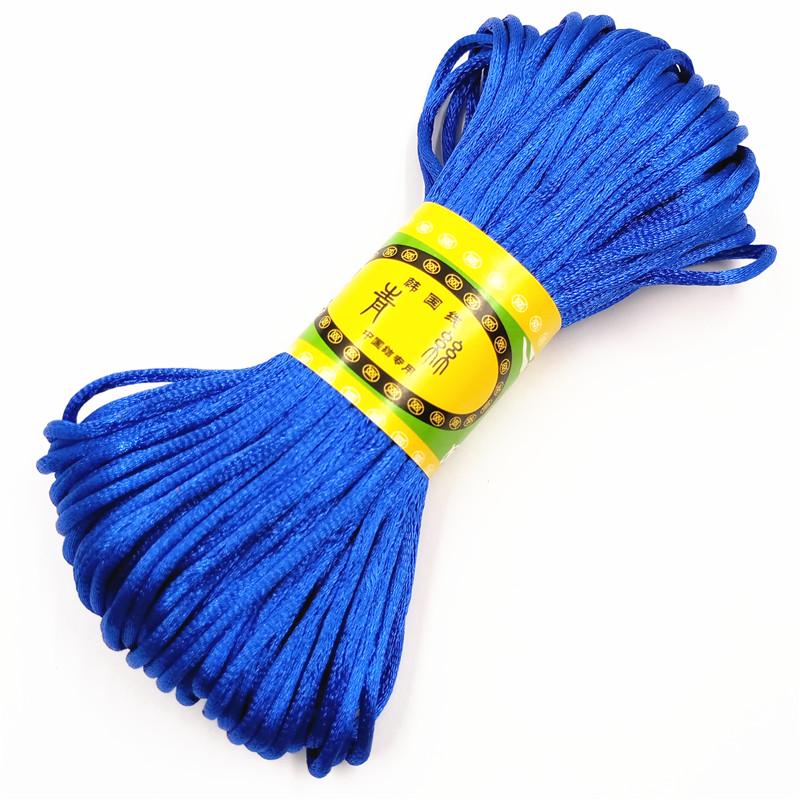 

LNRRABC 3 мм x 20 м 23 цвета бархатная веревка DIY фурнитура ювелирные изделия шнур нить кружево корейский провод королевский синий