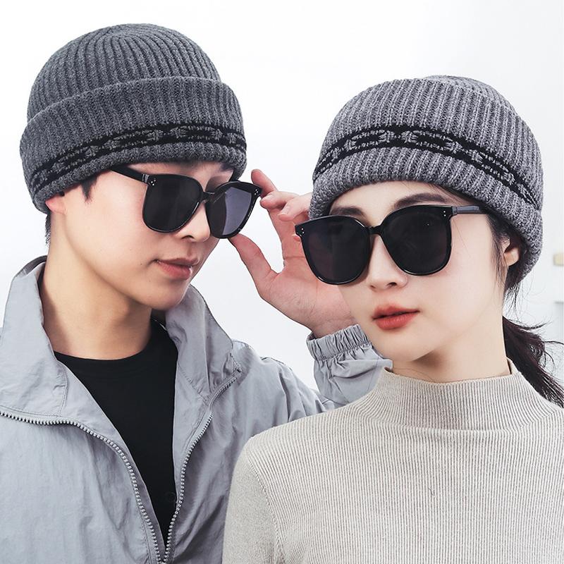 Winter Knitted Coldproof Warm Cap Women Men Masked Riding Cap