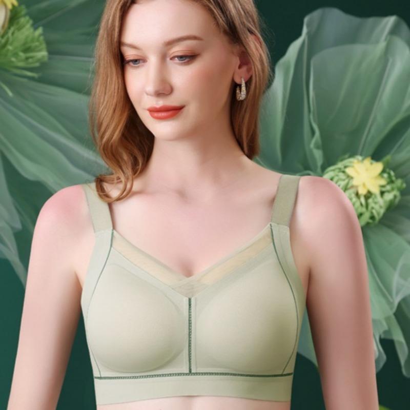 Seamless Fixed Full Cup Bra with Large Breasts To Make Them Look Smaller Gathered Breasts To Hold Side Breasts and Prevent Sagging Without Underwire