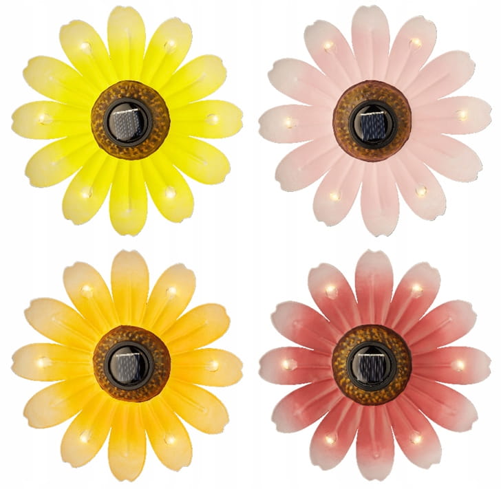 Zonnebloem LED 14x4cm decoratieve tuinlamp