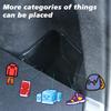For Tesla Model Y Juniper 2025 Launch Refresh Rear Trunk Side Storage Box Cargo Organizer TPE Bin Flocking Mat Partition Board