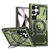 360° Rotating Magnetic Bracket Armor Case for Samsung S26 Ultra S22 S23 S24 S25 Ultra Plus S25 FE A15 A36 A56 Shockproof Cover